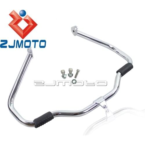Chrome Highway Crash Bar Mustache Engine Guard For Harley 97-08 Touring FLHR FLHT FLHX Road King Electra Glide Street Glide