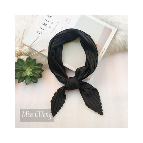 Korean version scarves small Kerchief Fashion Handle Bag Ribbon all-match Airline stewardess decoration scarf Party Gift