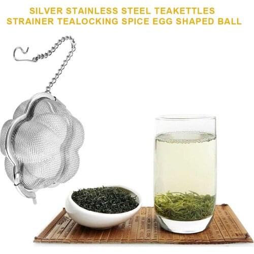 Creativity Plum Shape Tea Strainer Stainless Steel Mesh Tea Ball Reusable Loose Leaf Tea Infuser Seasoning Strainers Filter