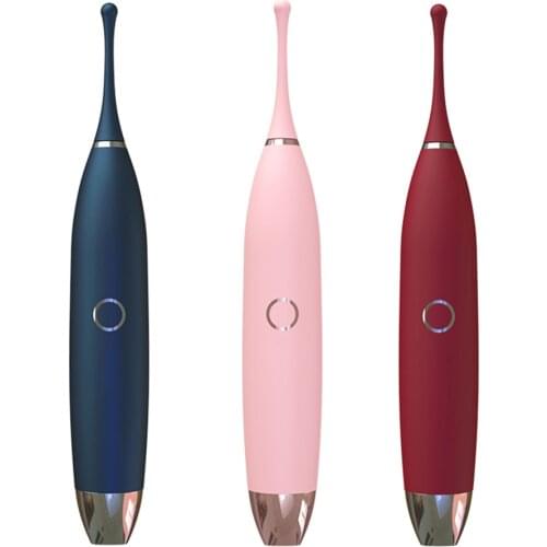 Massage pen female G spot Clitoral masturbation device vibrating massager pen tip rotary magnetic charging Huge Vibrator AV