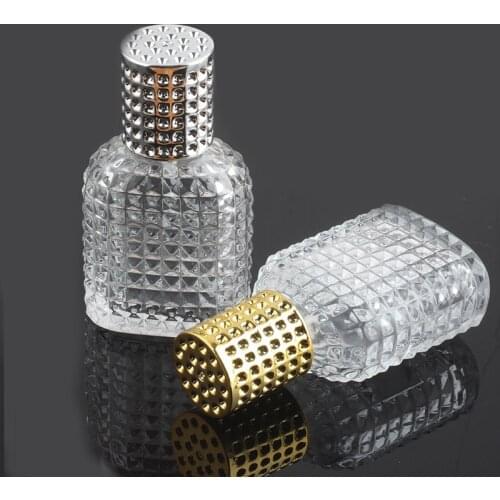 New Style Pineapple Portable Glass Perfume Bottle With Spray Empty With Atomizer Refillable Bottles 30ml 50ml