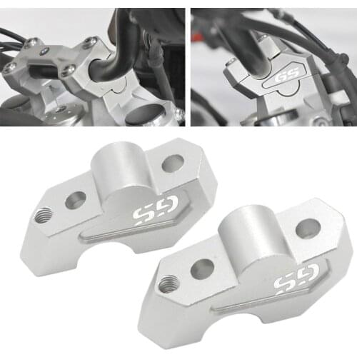 F750GS F750 GS 2018 2019 22MM Handlebar Risers Clamp Height up also Backward Extend Adapters with Bolts for BMW 2018 2019 F750GS