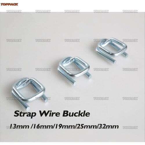 PET and PP Composite Packing Strap Clip Galvanized Packing Strap Wire Buckle