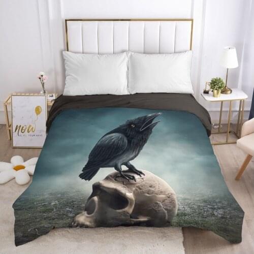 Cartoon Hallowmas Childrens Duvet cover Quilt/Blanket/Comfortable Case Bedding for kids baby boy girls 140x200 for Home crow