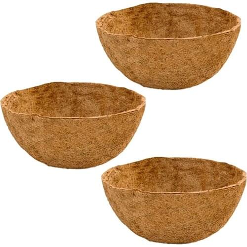 Hanging Basket Flowerpot Coconut Palm Mat Garden Fabric Coco Liner for Round Hanging Basket Planter Home Decor