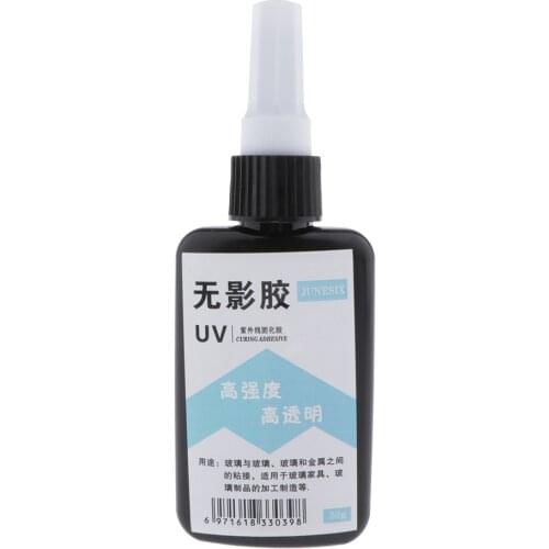 50g Epoxy UV Resin Type Glass Bonding Liquid Glue Ultraviolet Curing Moulds