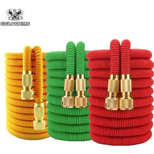 Car Wash Garden Hose | Extendable garden hose TPE Inner tube, 3 times drip irrigation, magic telescopic High pressure hose