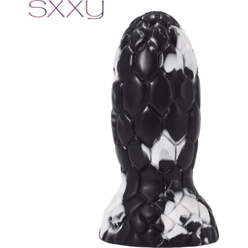 SXXY Sex Beast Butt Plug Silicone Anal Toys Large DamgCon Fantasy Dildo Colorful Penis Deep Texture Anus Dilator for Women