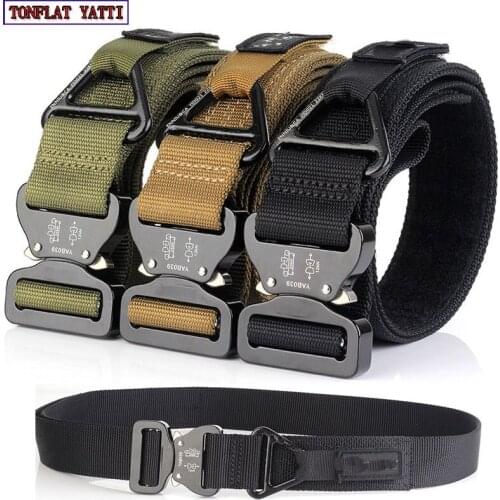 Aarmy Tactical Gear Heavy Duty Belt 1000d Nylon Aluminum Alloy Buckle Swat Molle Padded Patrol Waist Hunting Accessories Belt
