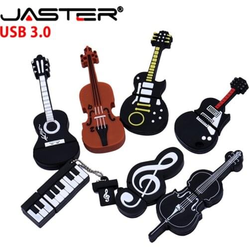 JASTER USB 3.0 Cartoon Mini musical instrument series USB Flash Drive 4GB 8GB 16GB 32GB 64GB 128GB External storage U disk