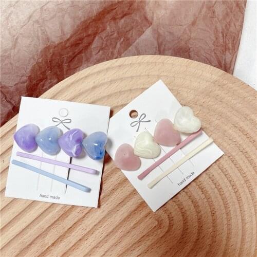 Korea Fashion Glittering Hair Clip Barrettes for Women Girls Rhinestone gemstone Hair clips Hairpins Hair Accessories