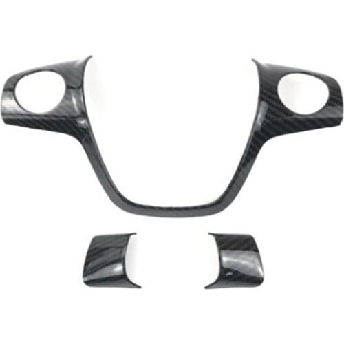 1pcs For Ford Focus 3 MK3 (2012-2014)/For KUGA 2013-2015 accessories Car styling steering wheel trim cover sticker decoration