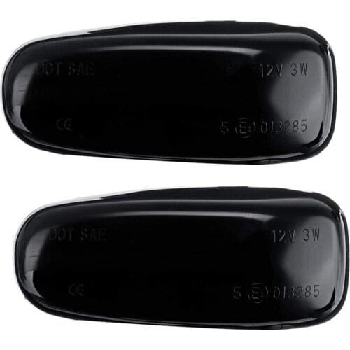 2Pcs Car LED Side Marker Turn Signal Light Side Repeater Lamp Indicator for Mercedes W638 W210 601/602 for Volkswagen