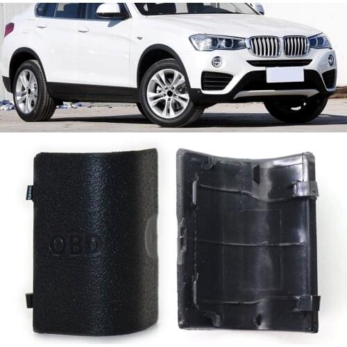 2021 OBD 2 II Plug Port Cover Decorative Automobile Accessories for F25 X3 F26 X4 LHD 51439190686 Kick Panel Trim Cap
