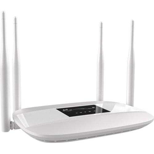 AMLNAH 4G LTE WiFi Router 300Mbps Broadand 4G 3G Wi-Fi Mobile Hotspots CPE with SIM Slot 4LAN Ports 32 Users