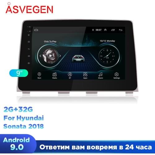 Car Radio Android 9.0 Multimedia Player For Hyundai Sonata WIFI GPS Navigation Auto Car Video Stereo Player