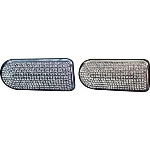 Car Glove Box Handle Sticker Storage Box Sticker Button Decor Trim Crystals Decal for MINI Countryman F60