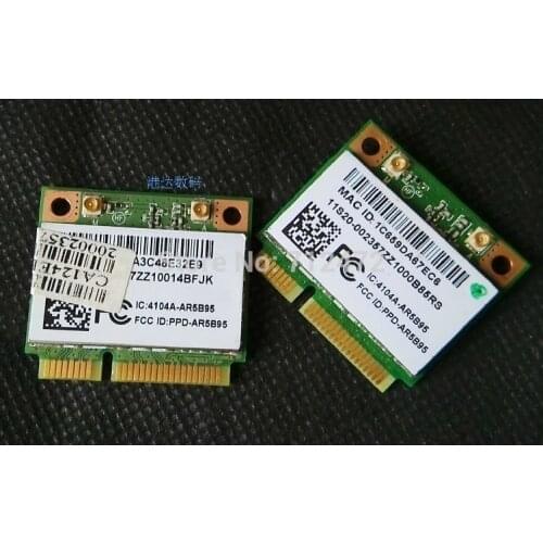 SSEA Wholesale Original New Wireless Card for Atheros AR5B95 AR9285 Half height MINI-PCI Card for IBM lenovo 802.11b/g/n 150Mbps