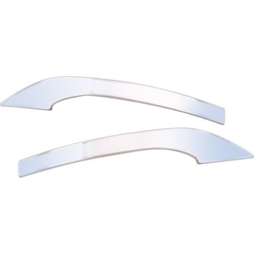 Beler 2Pcs/Set Rearview Mirror Side Strip Cover Trim Decoration Fit For Honda Odyssey US Model 2018 2019 2020 2021 Silver