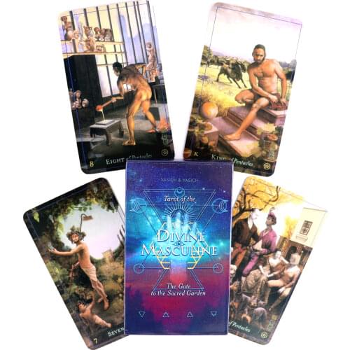 The Divine Masculine Tarot Deck For Beginners Board Game Multiplayer Party Game Fortune Telling Prophet Oracle Cards With Guide