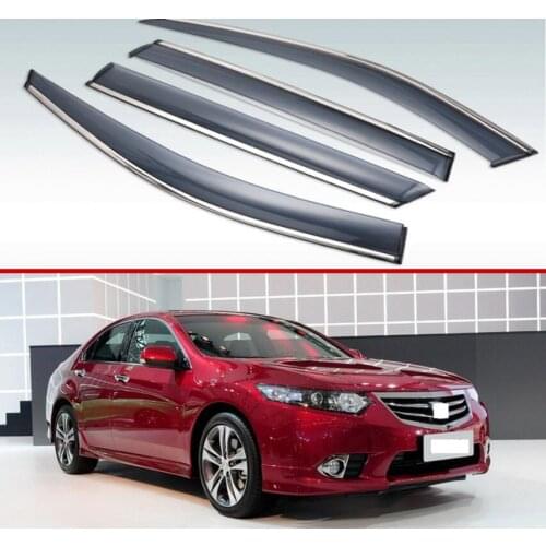 For Honda Spirior 2009-2014 Plastic Exterior Visor Vent Shades Window Sun Rain Guard Deflector 4pcs