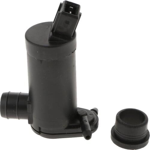 Twin Outlet Washer Pump for Ford Escort Focus Windshield Cleaning w/ Rubber Grommet