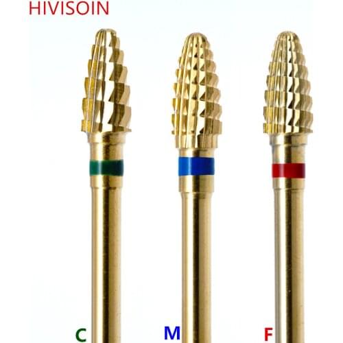 HIVISOIN Carbide Nail Drill Bit - Mini Cone (C-M)