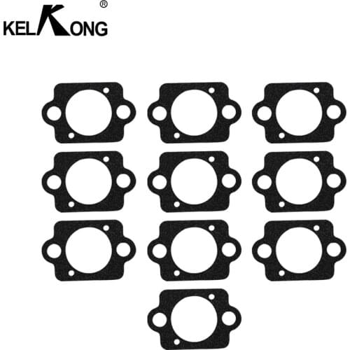 KELKONG 10pcs Carburetor Gasket Kit For HUSQVARNA 124L 125B 125BX 125L 125LD 128C 128CD 128L 128LD 128LDX 128R 128RJ 128DJX Trim