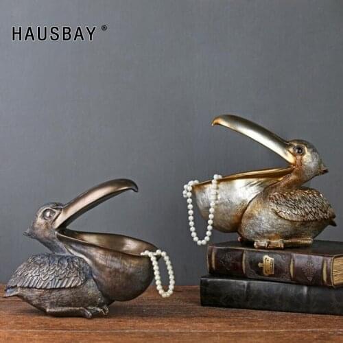 Creative Key Storage Box Resin Bird Ornaments Wine Cabinet Decorations Crafts Home Lucky Fengshui Crafts Creative Gifts 05388