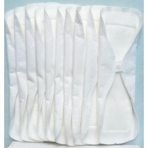 5 Pcs/lot 240mm Thin Reusable Cloth Washable Menstrual Pad Mama Sanitary Towel Pad vagina Menstrual clean Napkin Pad Waterproof