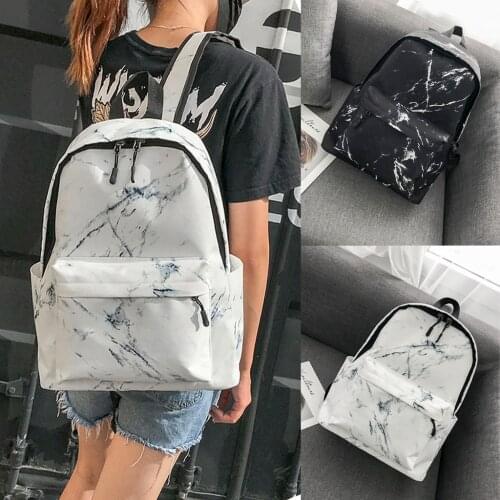MAIOUMY Backpack Nylon Women Backpack Marble Pattern Backpacks Large Capacity Bags Package Shoulder Bags School Student Bag 2019