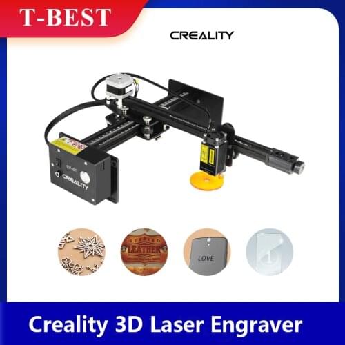 Original Creality 3D Laser Engraver CV01 Desktop DIY Laser Engraving Cutting Machine 170 x 200mm Carving Area Power-off Resume