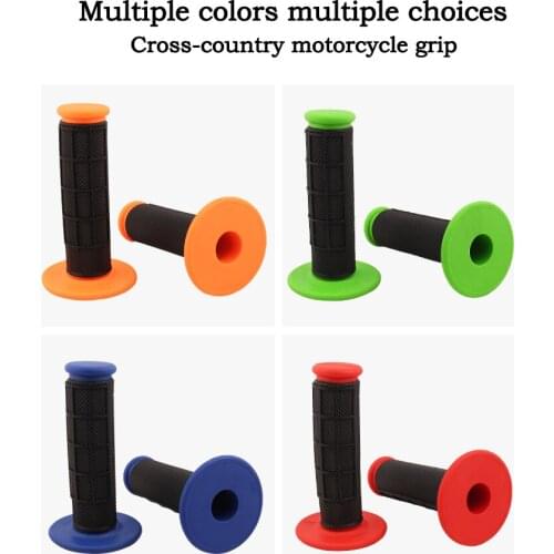 Motocross grips Hand Grips TPE rubber handle grips For KX65/85 KX250F KX450F KLX110 KLX250 KLX450 Dirt Bike MX Enduro Supermoto