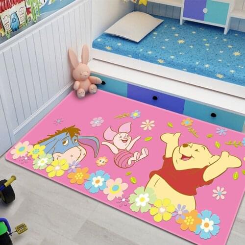 Winnie the Pooh Mat Mickey Bathroom Children boy girl Carpet Hallway Doormat Anti - Slip Bathroom Absorb Water Kitchen Mat Rug