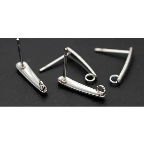 Creative Earrings Connector Hanging Linkers Stainless Steel Earrings Base For DIY Tassel Earring Findings Components No Fade