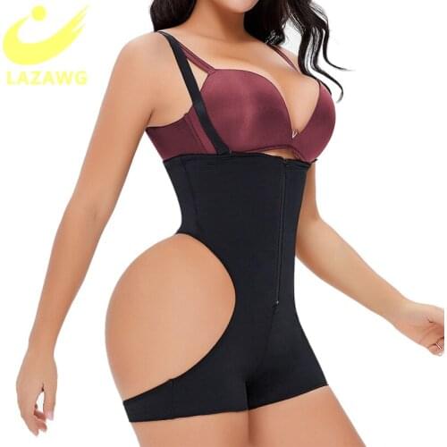 LAZAWG Women Waist Trainer Panties Booty Enhance Seamless Shapewear Belly Faja Slimming Shaper Corset Butt Lift Underwear Briefs