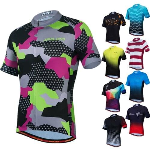 Weimostar Camouflage Cycling Jersey Men Summer Cycling Clothing Breathable Bicycle Jersey Tops Pro Team Bike Shirt Ropa Ciclismo