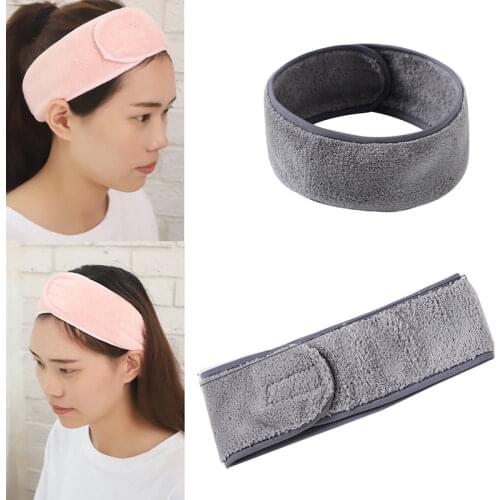 Women Adjustable Hair Band Soft Headband Hairband for Wash Face Shower Head Bands Turban Hair Accessories Girls Makeup Headwear