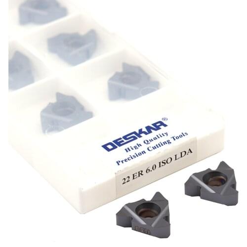 22IR 22ER 3.5ISO 4.0ISO 4.5ISO 5.0ISO 5.5ISO 6.0ISO LDA CNC lathe cutting blade External thread turning insert hard metal blades