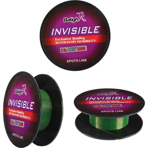 300M Nylon Green Fishing Line Fluorocarbon Coated Monofilament Fishing Leader Line Carp Fishing Wire Fishing Accessories