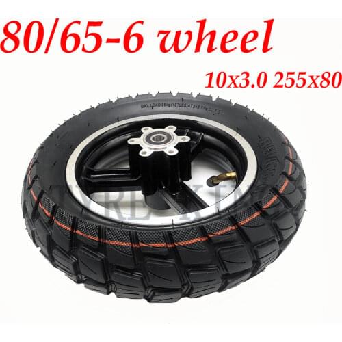 80/65-6 Off-road Tyre with Alloy Hub 10x3 Inch Pneumatic Wheel Tire for Electric Scooter Speedual Grace 10 Zero 10X 10 * 3.0