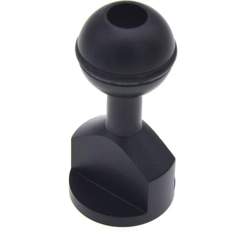 2pcs 1" Ball Head Adapter with O-ring 1/4" Screw For Diving Photography System Underwater Camera Arm Tray