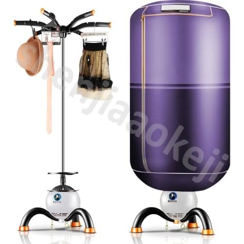 Household cylindrical Dryer Clothes machine Quick-drying Clothes Dryer 240minutes Timing Drying dehumidification 220v 900w