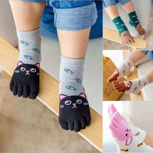 Children Kid Girl Boy Pure Cotton Cute Animal Ankle Socks