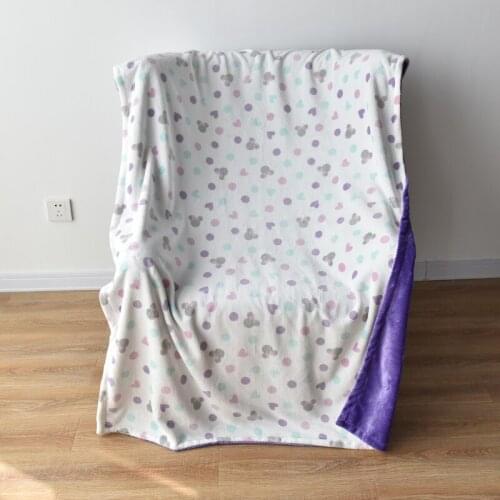 Disney Mickey minne Flannel Blanket Cartoon Simba Lion King Blanket Throw for Girls Boys on Sofa bed Soft Comfortable blanket