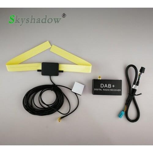 For Android 9 Android 8.0 Car DVD DAB+ USB Digital Audio Broadcasting Receiver With Antenna Works For Europe