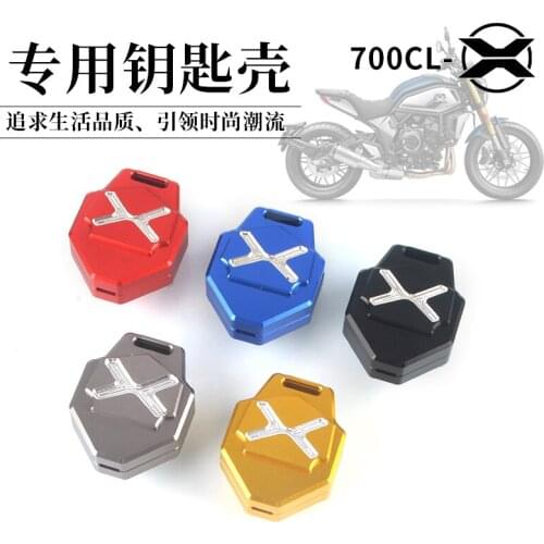 For Cfmoto 700clx Key Case 700cl-x Modified Key Cover Switch Key Case Cnc Aluminum Alloy Accessories