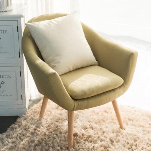 Customized Single Sofa Armchair Modern Minimalist Lazy Sofa Nordic Small Apartment Bedroom Furniture Balcony Mini Leisure Chair