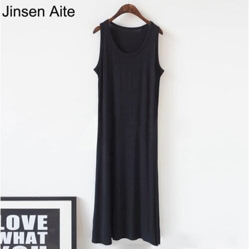 Jinsen Aite Solid Summer Dresses