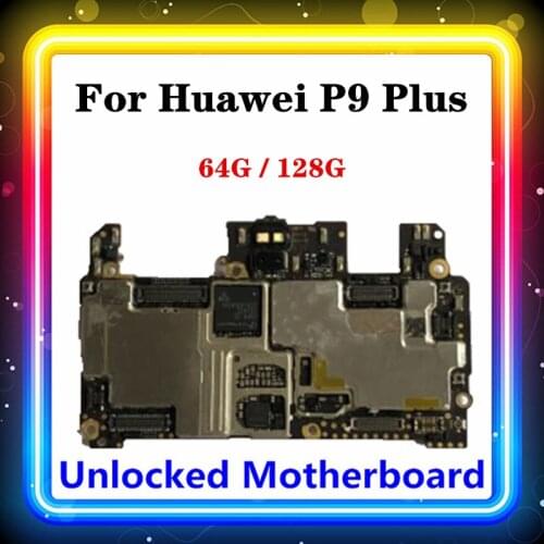 For Huawei P9 Plus VIE-L09 Motherboard Clean Full Use Mainboard Logic Board Android OS Installed 64G 128G Storage Good Working